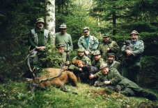 Úspěšný dosled jelena 10/1997 - lovec F. Novotný ml.
