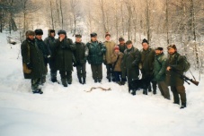 Konec lovu drobné zvěře - hon 26.12. 1996